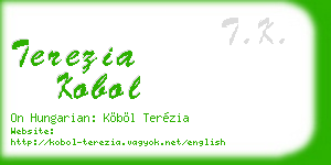 terezia kobol business card